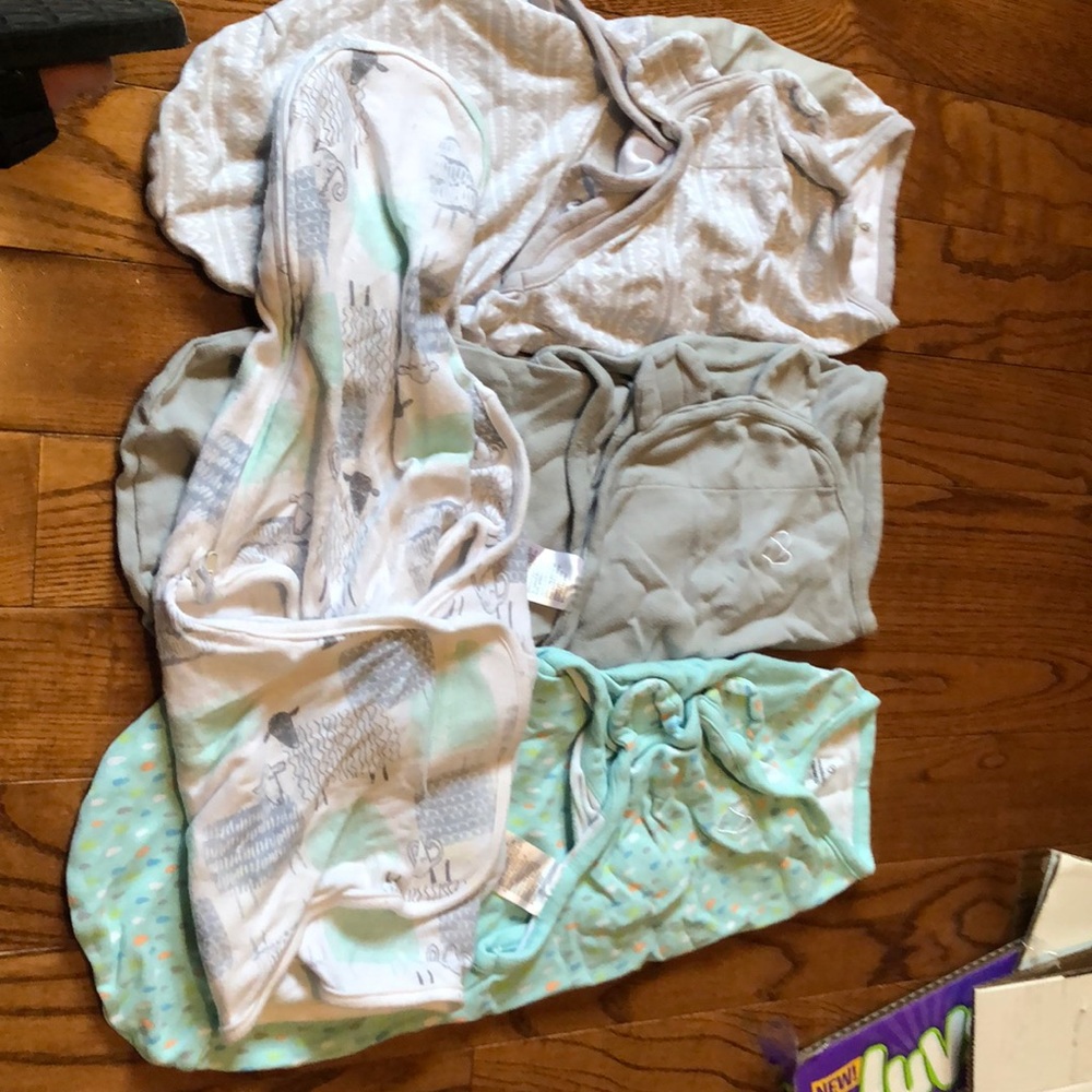 4 swaddle wraps unisex